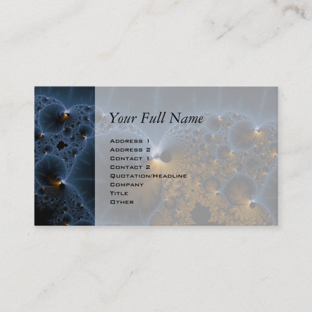 Drifting Jellies - Fractal Art Business Card (Front)