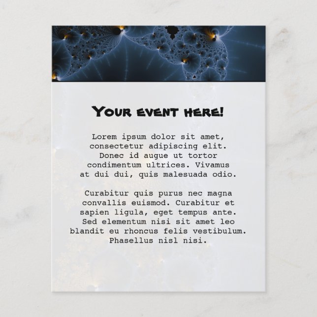 Drifting Jellies - Fractal Art Flyer (Front)