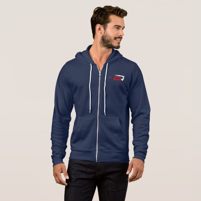 Drifting | Men's Full-zip Hoodie (Front Full)