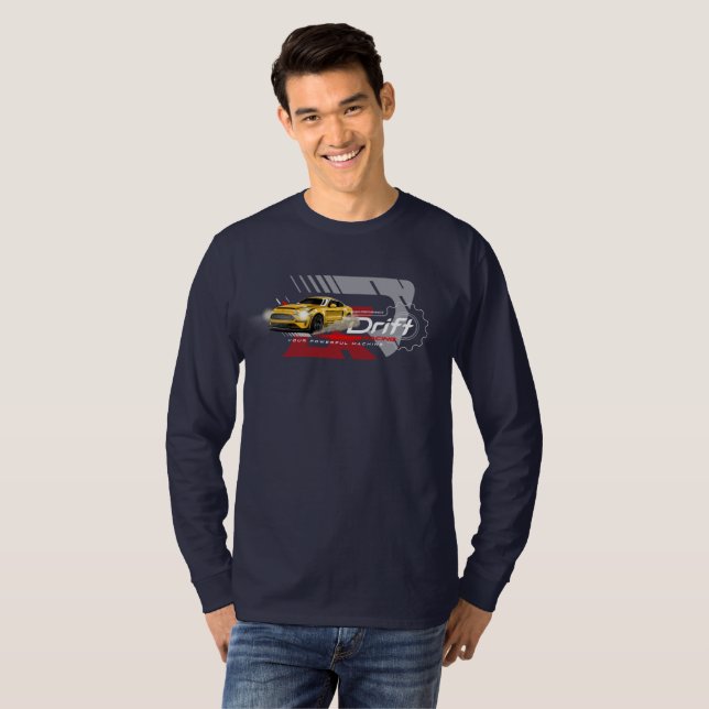 Drifting | Men's Long Sleeve T-Shirt (Front Full)
