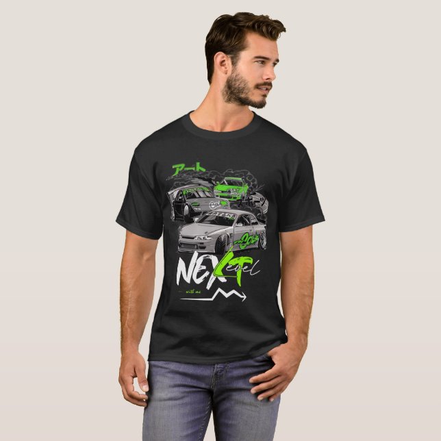 drifting mens tshirts gtr car tuning (Front Full)
