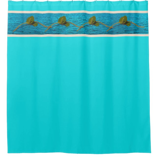 Drifting Seagrape Shower Curtain (Front)