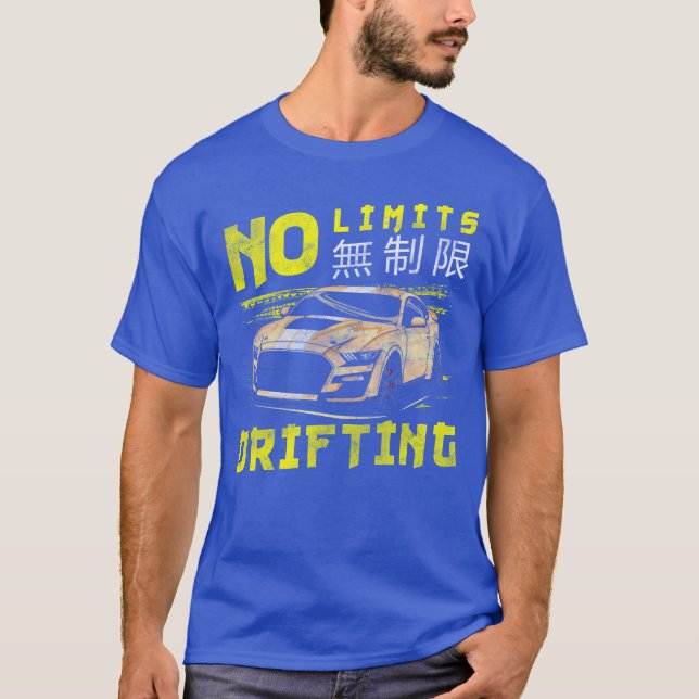 Drifting Sports Car Street family T-Shirt (Front)