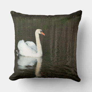 Drifting Swan Cushion