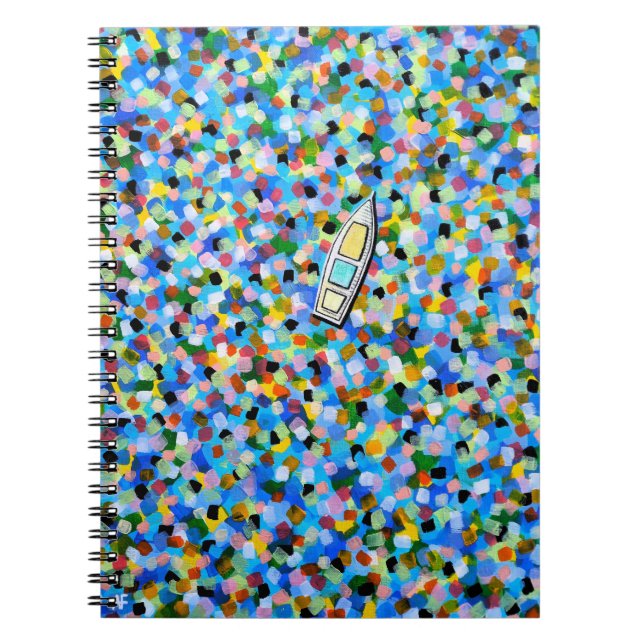 Drifting through Dreams Painting by Alfred Fox Notebook (Front)