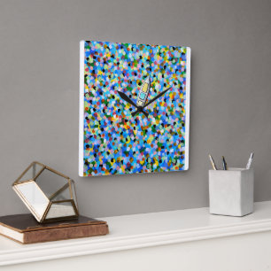 Drifting through Dreams Painting by Alfred Fox Square Wall Clock