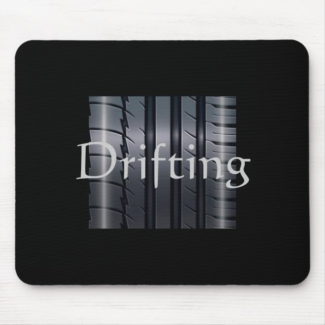 Drifting Tire Mousepad (Front)