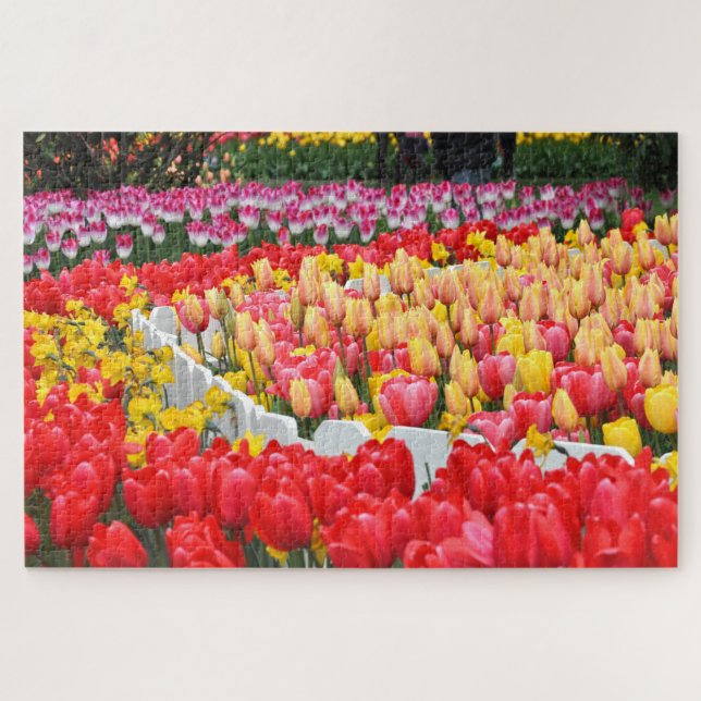 Drifts of Tulips Jigsaw Puzzle (Horizontal)