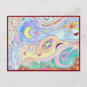 Driftwood Art Postcard