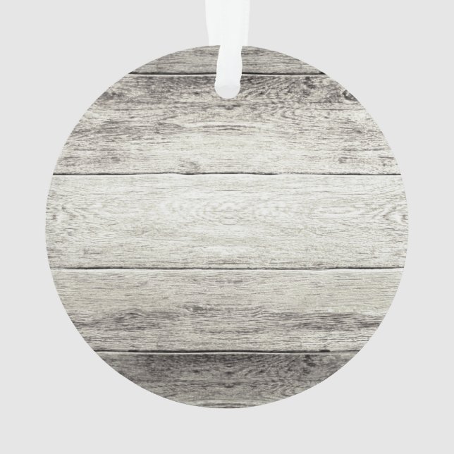 Driftwood Background Ornament (Back)