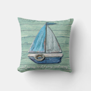 Driftwood Beach design Yacht cushion. Cushion