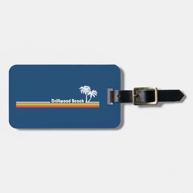Driftwood Beach Georgia Luggage Tag (Front Horizontal)
