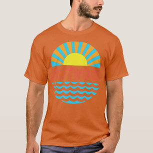 Driftwood Beach Sun And Waves T-Shirt