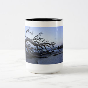 Driftwood Beach Two-Tone Coffee Mug