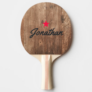 Driftwood Boards Vintage Star Signature Ping Pong Paddle