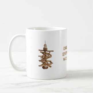 DRIFTWOOD ENTHUSIASTS WORLDWIDE. WHITE MUG ite mug