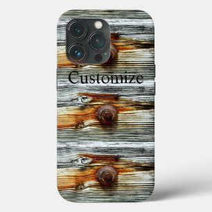 driftwood grey boards Thunder_Cove iPhone 13 Pro Case