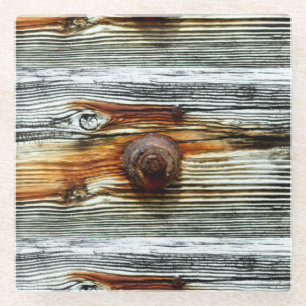 driftwood grey Thunder_Cove Glass Coaster