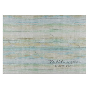 Driftwood Ocean Beach House Coastal Seashore Cutting Board