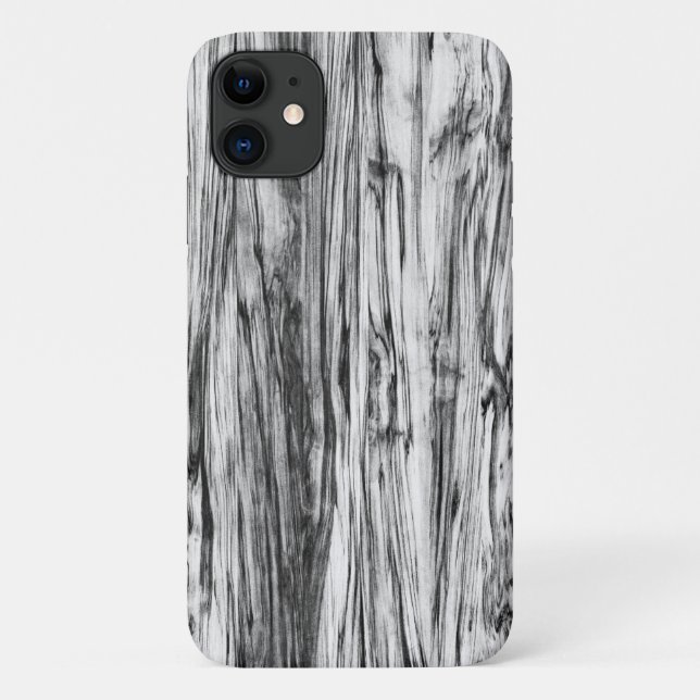 Driftwood pattern - black, white and grey Case-Mate iPhone case (Back)
