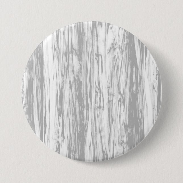 Driftwood pattern - grey / grey and white 7.5 cm round badge (Front)
