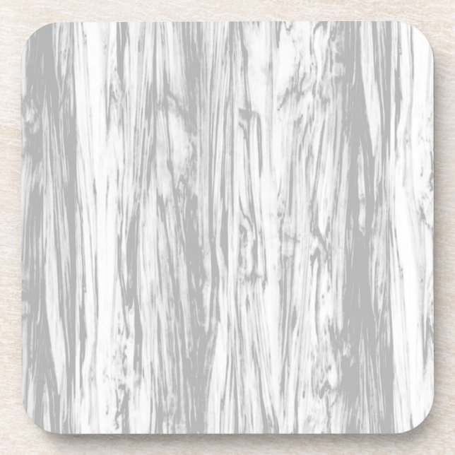 Driftwood pattern - grey / grey and white coaster (Front)