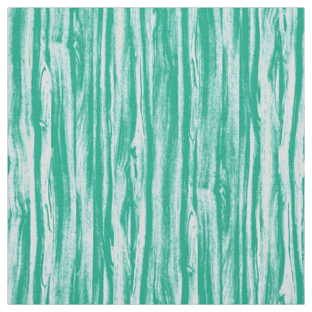 Driftwood pattern - turquoise and white fabric (Swatch)