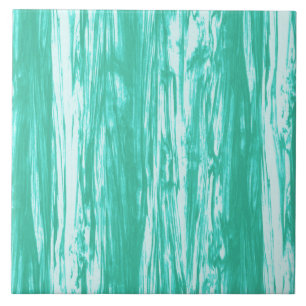 Driftwood pattern - turquoise and white tile