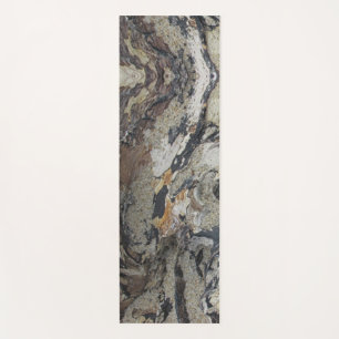 Driftwood Pattern Woodgrain Rustic Beach Yoga Mat