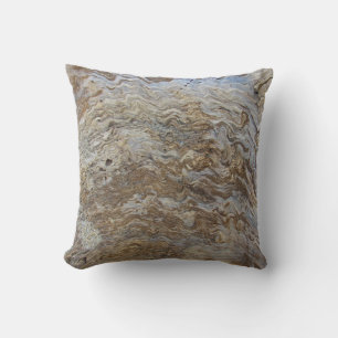 Driftwood Photo Beautiful Waves of Woodgrain Cushion