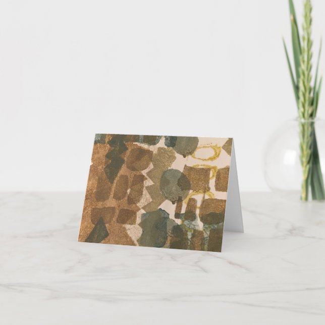 Driftwood Tapa Holiday Card (Front)