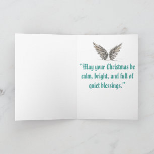 Driftwood Winter Wings Christmas Card • Frosted