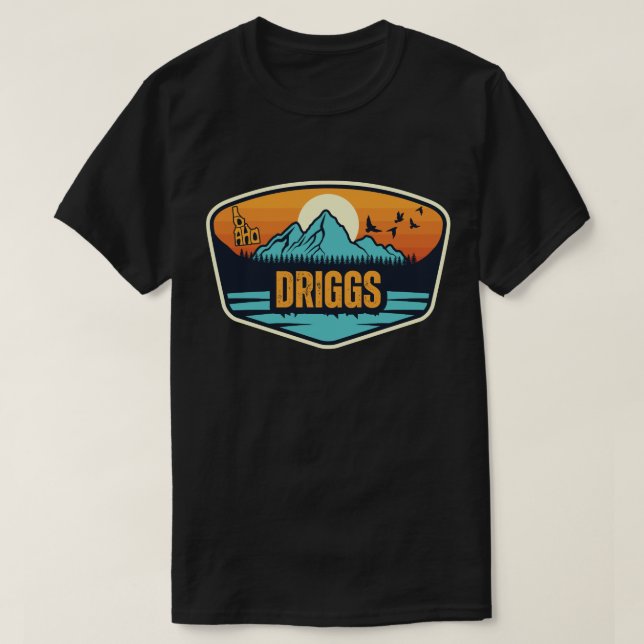 Driggs, Idaho T-Shirt (Design Front)