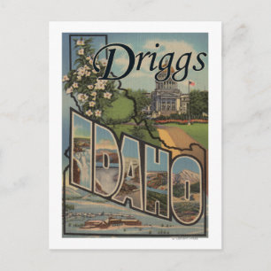 Driggs, IdahoLarge Letter ScenesDriggs, ID Postcard