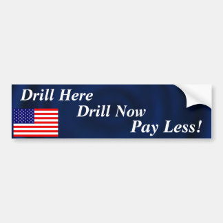 Drill Bumper Sticker