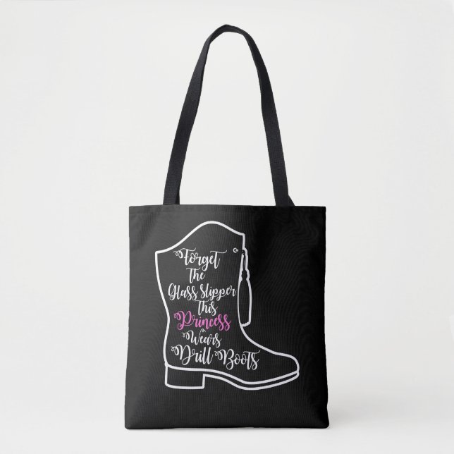 Drill Dance Team Princess Tote Bag (Front)