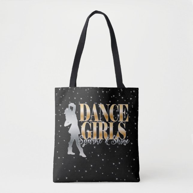 Drill Dance Team Sparkle Tote Bag (Front)