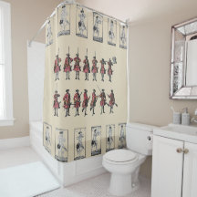 Drill Manual Shower Curtain