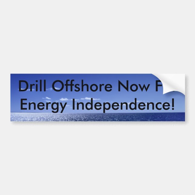 Drill Offshore Now For Energy In... Bumper Sticker (Front)