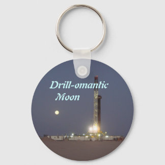 Drill-omantic  Moon Key Ring