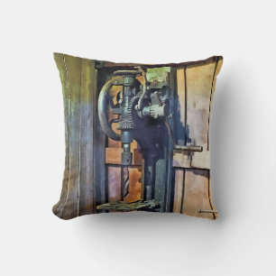 Drill Press in Shop Cushion
