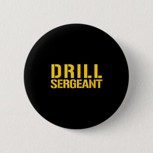 Drill Sergeant Uniform Military Boot Camp Instruct 6 Cm Round Badge