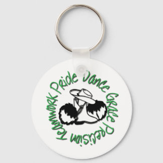 Drill Team - Dance Grace Precision Teamwork Pride Key Ring