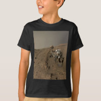 Drilling Mars Curiosity Red Martian Landscape