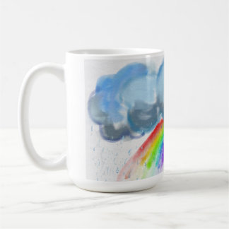 drink a cloud of happiness coffee mug