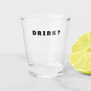 Drink alcohol shot glass