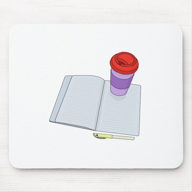Drink and Write Mouse Mat (Front)