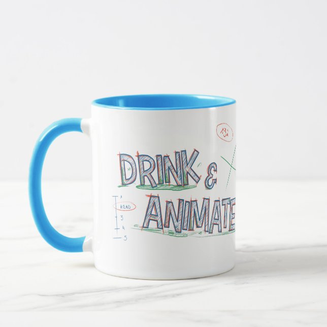 Drink & Animate Mug (Left)