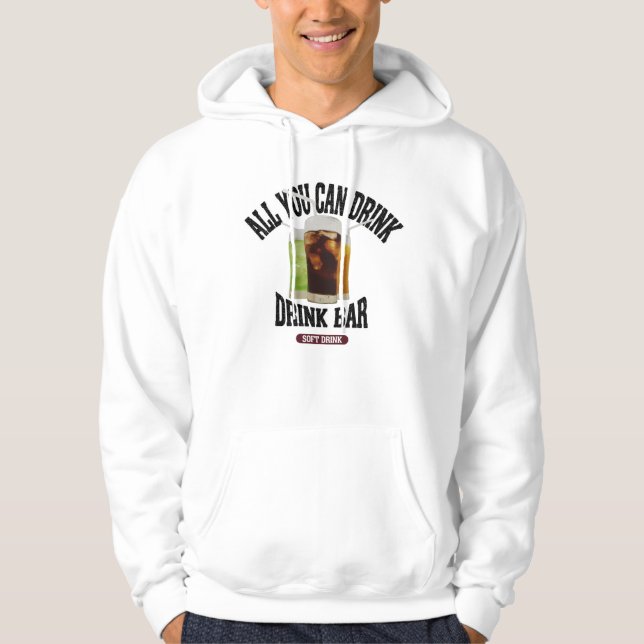Drink bar (vintage style) hoodie (Front)