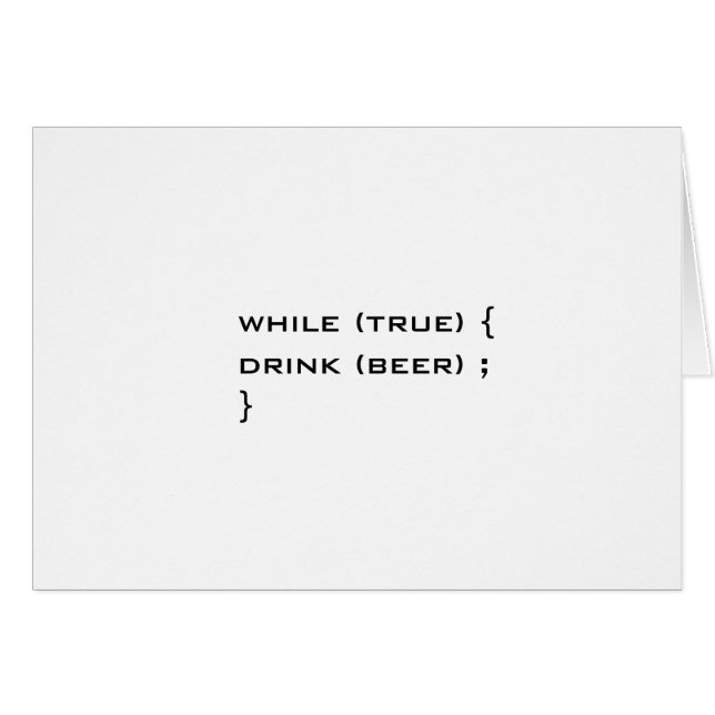 Drink beer (Front Horizontal)